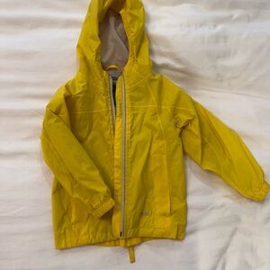 L.L. Bean Bright Yellow Kids Raincoat
